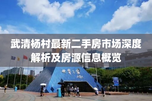 武清楊村最新二手房市場(chǎng)深度解析及房源信息概覽