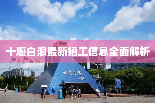 十堰白浪最新招工信息全面解析