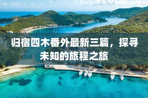 歸宿四木番外最新三篇，探尋未知的旅程之旅