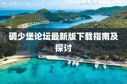 碉少堡論壇最新版下載指南及探討