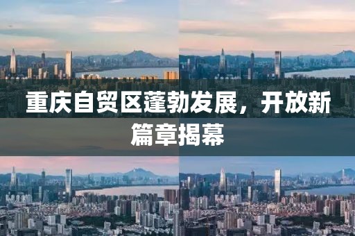 重慶自貿(mào)區(qū)蓬勃發(fā)展，開放新篇章揭幕