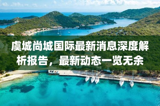 虞城尚城國際最新消息深度解析報告，最新動態(tài)一覽無余