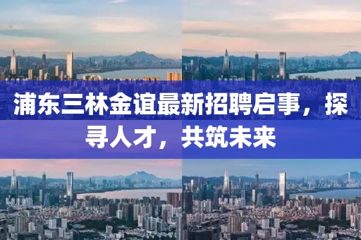 浦東三林金誼最新招聘啟事，探尋人才，共筑未來(lái)