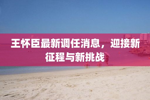 王懷臣最新調(diào)任消息，迎接新征程與新挑戰(zhàn)