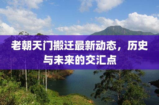 老朝天門搬遷最新動態(tài)，歷史與未來的交匯點(diǎn)