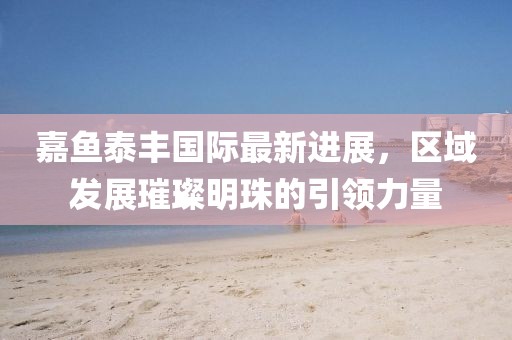 嘉魚泰豐國際最新進展，區(qū)域發(fā)展璀璨明珠的引領(lǐng)力量