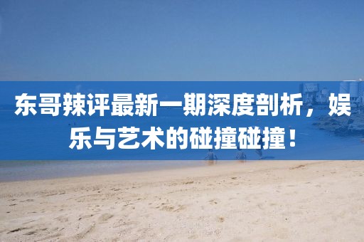 東哥辣評最新一期深度剖析，娛樂與藝術的碰撞碰撞！