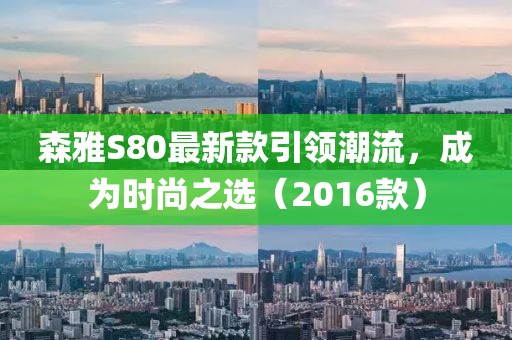 森雅S80最新款引領(lǐng)潮流，成為時尚之選（2016款）