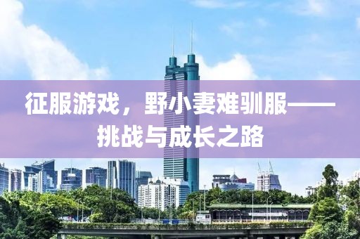 征服游戲，野小妻難馴服——挑戰(zhàn)與成長之路