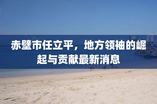 赤壁市任立平，地方領(lǐng)袖的崛起與貢獻(xiàn)最新消息