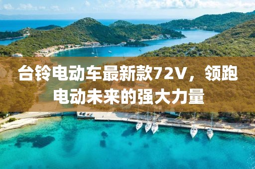 臺鈴電動車最新款72V，領跑電動未來的強大力量