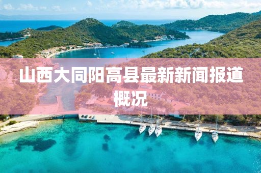 山西大同陽(yáng)高縣最新新聞報(bào)道概況
