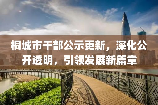 桐城市干部公示更新，深化公開(kāi)透明，引領(lǐng)發(fā)展新篇章